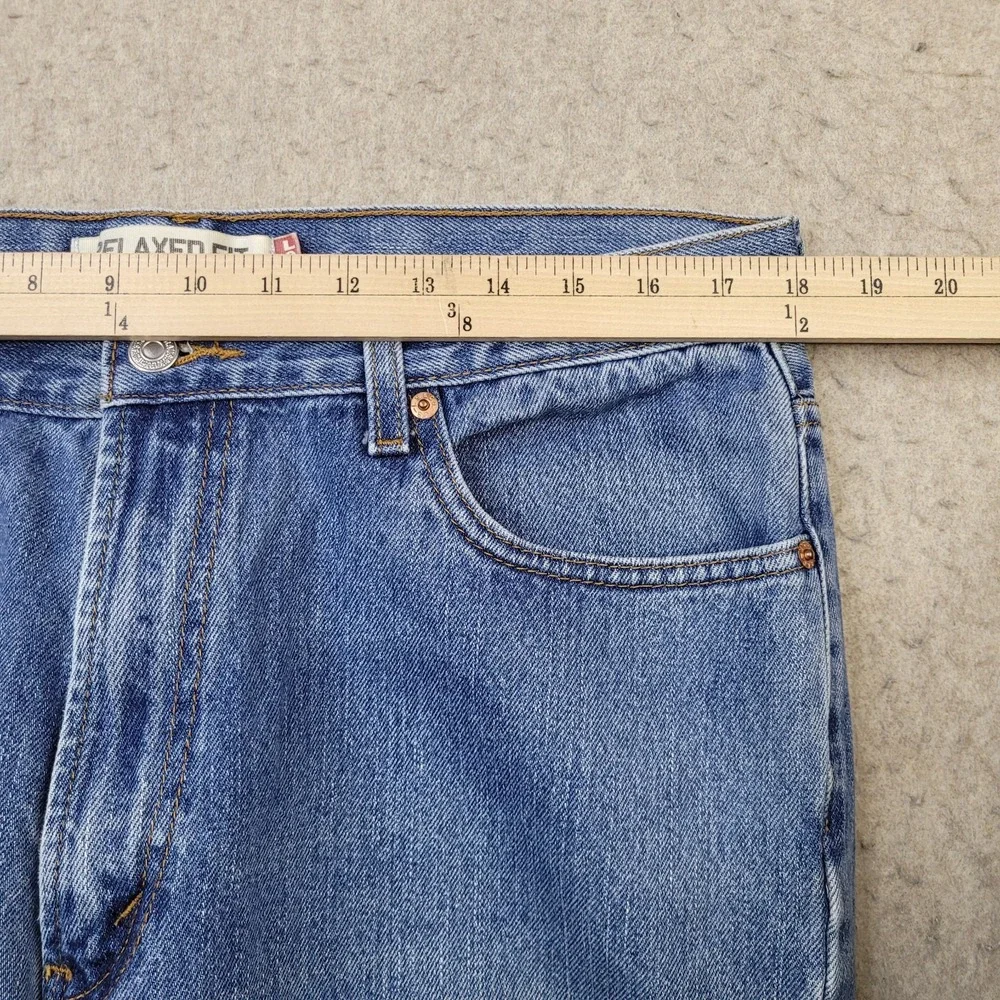 Levi's 550 Jeans Mens 36x34 (Tag 36x36)‎ Blue Denim Relaxed Straight Vintage Y2K